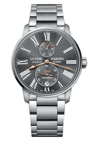 Review Best Ulysse Nardin Marine Torpilleur 42mm 1183-310-7M/42-BQ watches sale